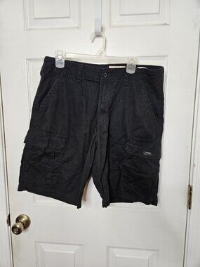 Wrangler Authentics Cargo Shorts – Men’s Size 36x9  Black